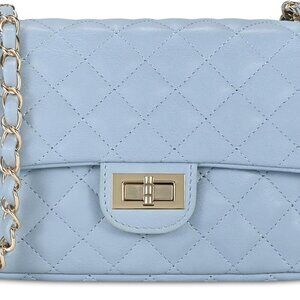 Quilted Crossbody Bags for Women, Small Soft Shoulder Handbags, Ladies Mini Vega